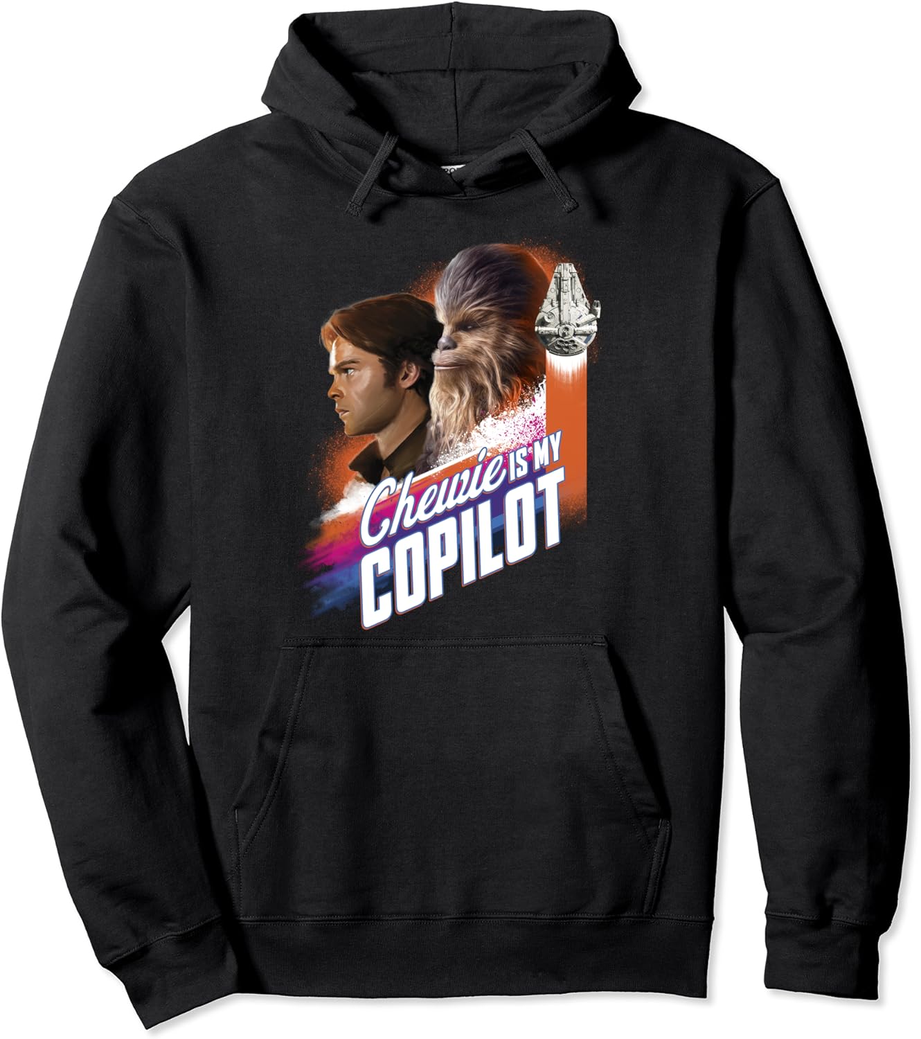 Star Wars Han Solo Movie Copilot Color Pop Pullover Hoodie Amazon.de